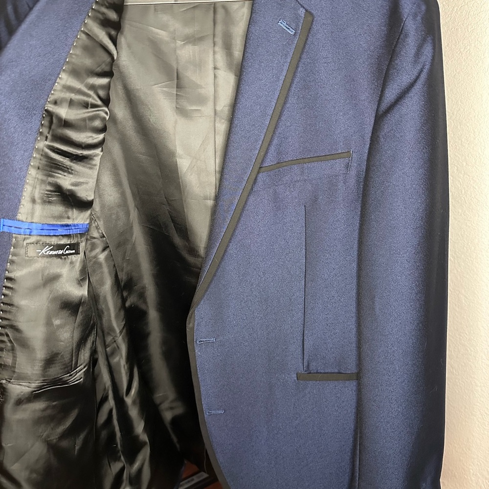 Kenneth Cole New York Blue Slim Fit Dinner Jacket